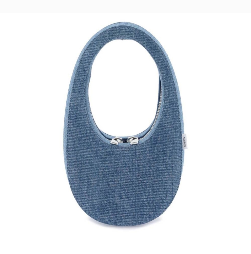 NWT COPERNI Blue DENIM Wash MINI SWIPE HOBO Handbag-$570